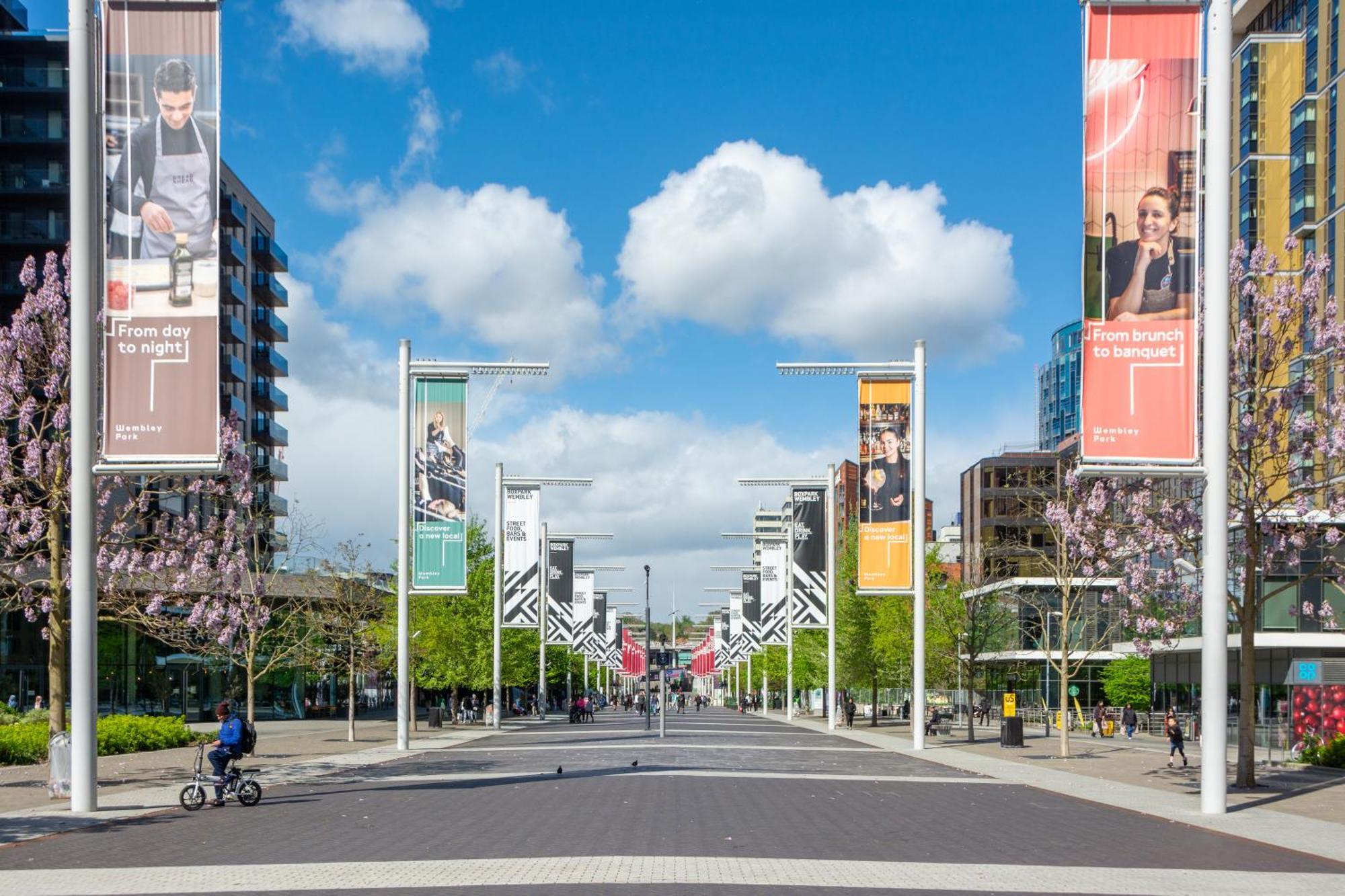 Mysquare State-Of-The-Art 1 Bedroom Apartments Near Wembley Park Londra Exterior foto