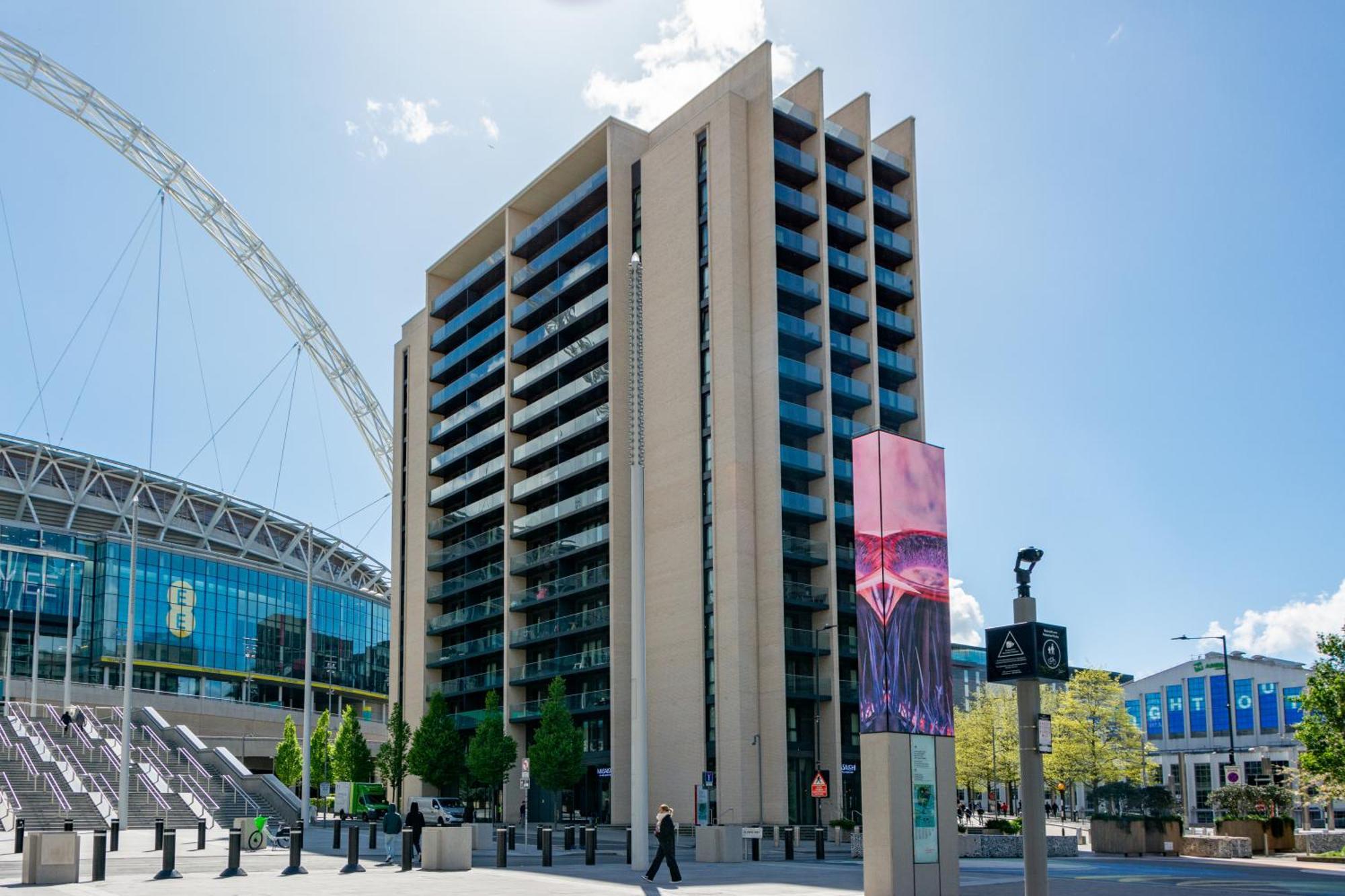 Mysquare State-Of-The-Art 1 Bedroom Apartments Near Wembley Park Londra Exterior foto
