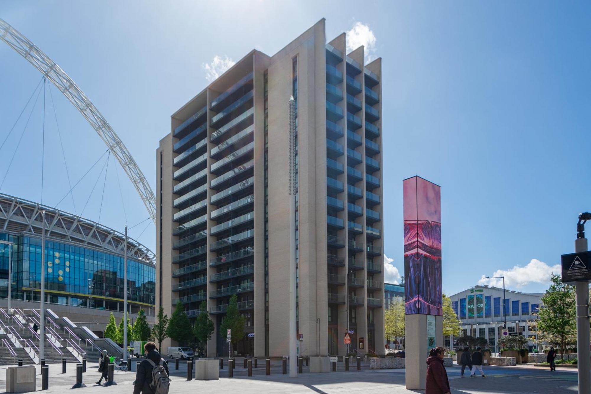 Mysquare State-Of-The-Art 1 Bedroom Apartments Near Wembley Park Londra Exterior foto